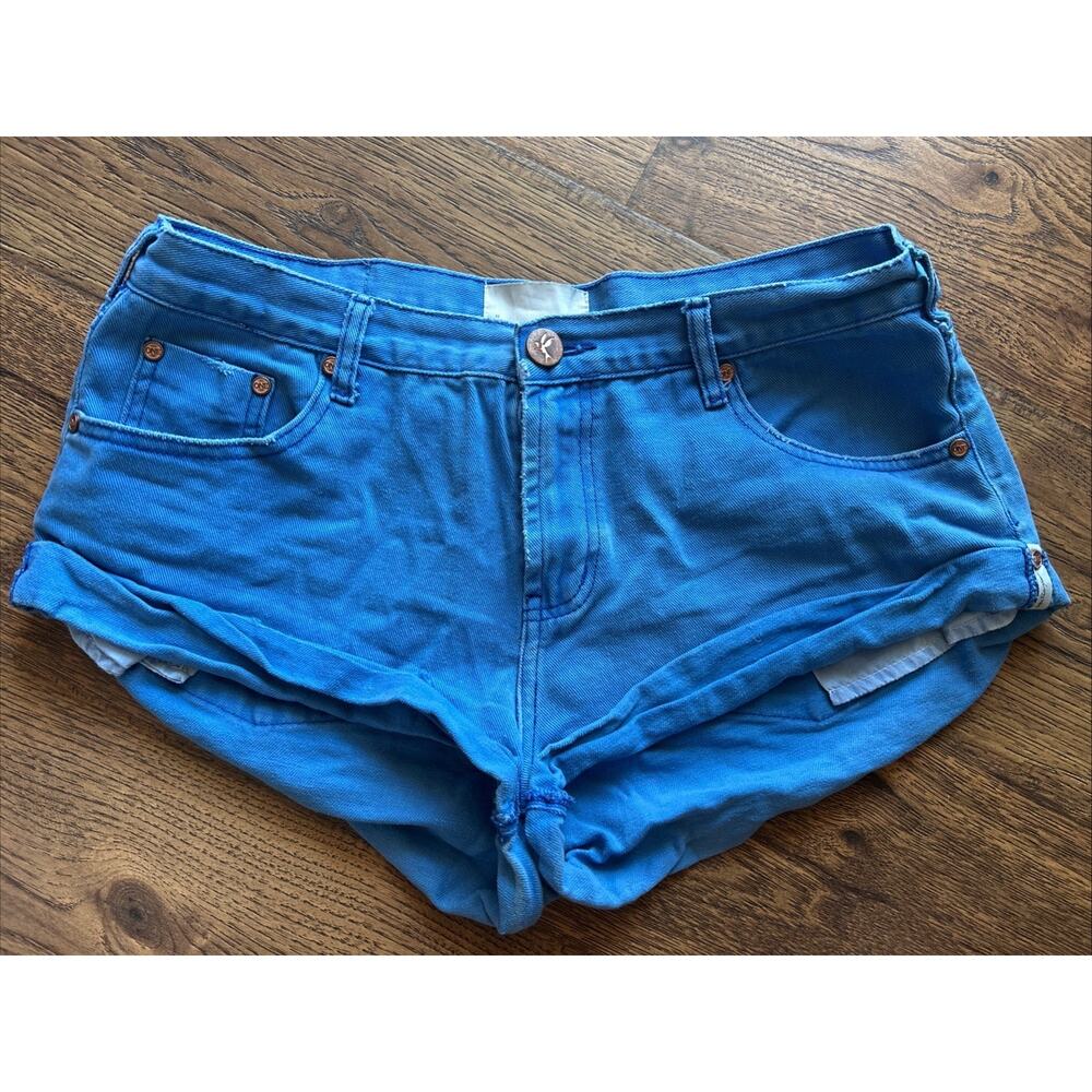Blue One Teaspoon Denim Shorts